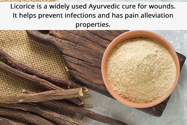 licorice for pilonidal cysts 600x400 - 9 العلاجات المنزلية لكيسات الناسور العصعصي (الناسور الشعري)