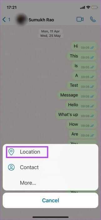 live-location-3-323x700 مشاركة الموقع المباشر على Android و iPhone