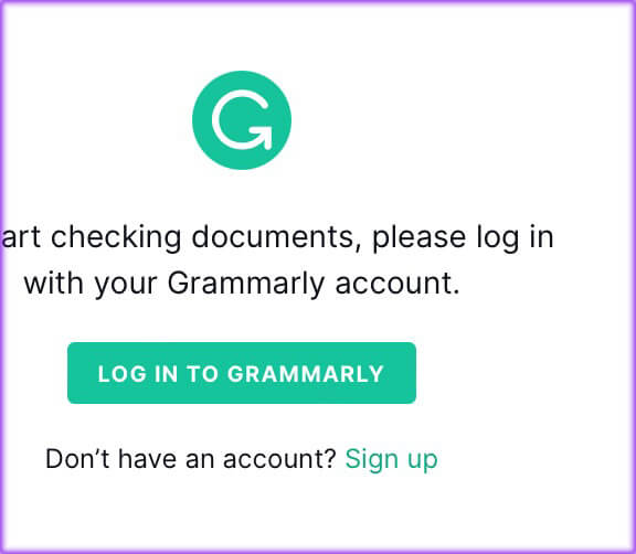 login-to-grammarly-576x502 كيفية استخدام Grammarly في Microsoft Word