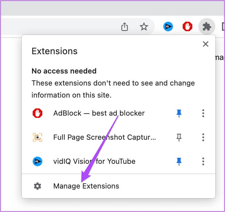 manage-extensions-in-google-chrome-on-mac-744x704 أفضل 7 إصلاحات لاستمرار تسجيل الخروج تلقائيًا من YouTube على Mac