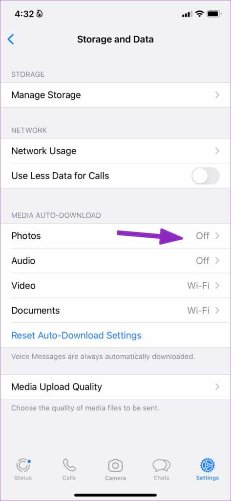 media-auto-download-for-whatsapp-groups-on-iPhone-473x1024-1-473x1024 كيفية إيقاف التحميل التلقائي للصور في مجموعات WhatsApp