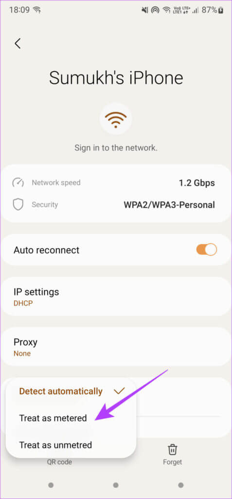 تعيين Wi-Fi كاتصال محدود على Android و iPhone - %categories