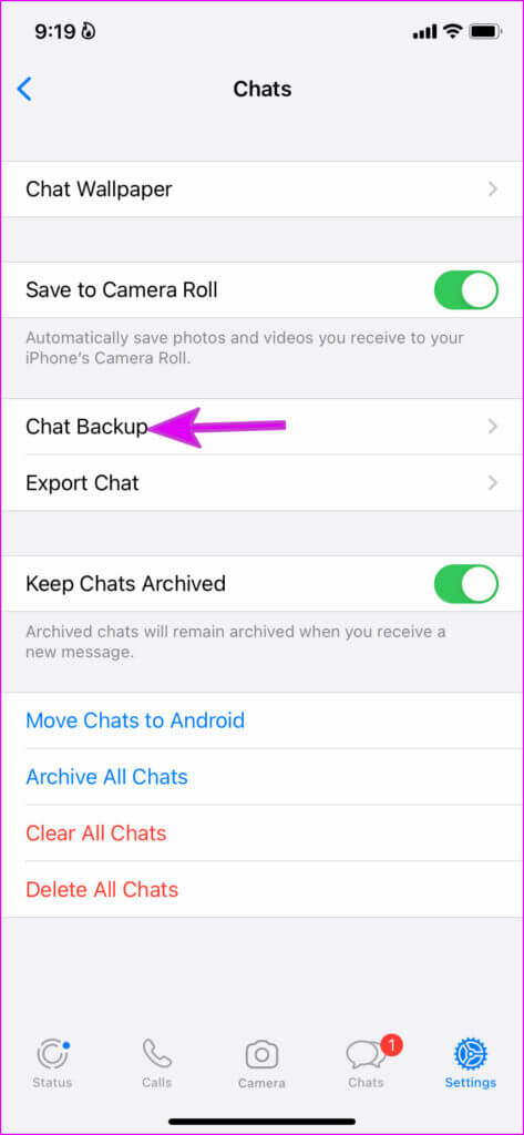 open-chat-backup-menu-473x1024-1-473x1024 كيفية حذف WhatsApp Backup من iCloud Storage على iPhone