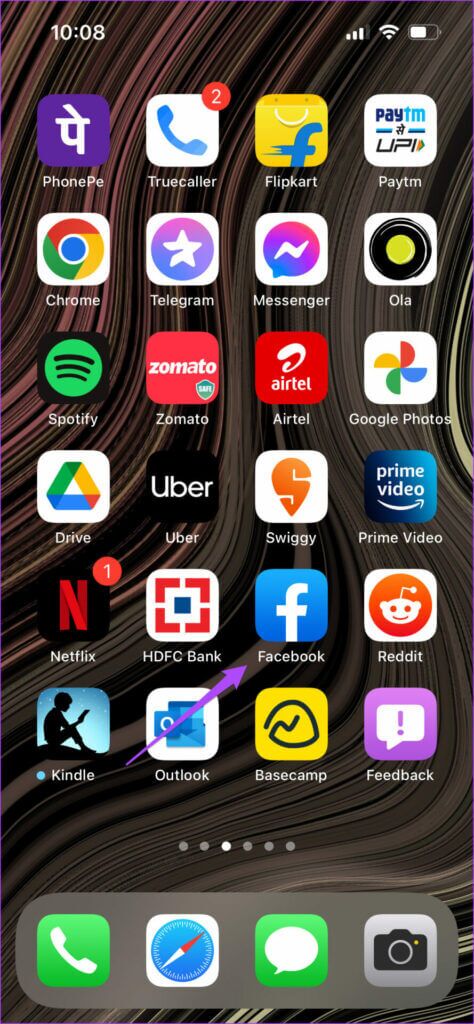 open-facebook-on-iphone-474x1024-1-474x1024 كيفية إنشاء قائمة تشغيل فيديو في Facebook