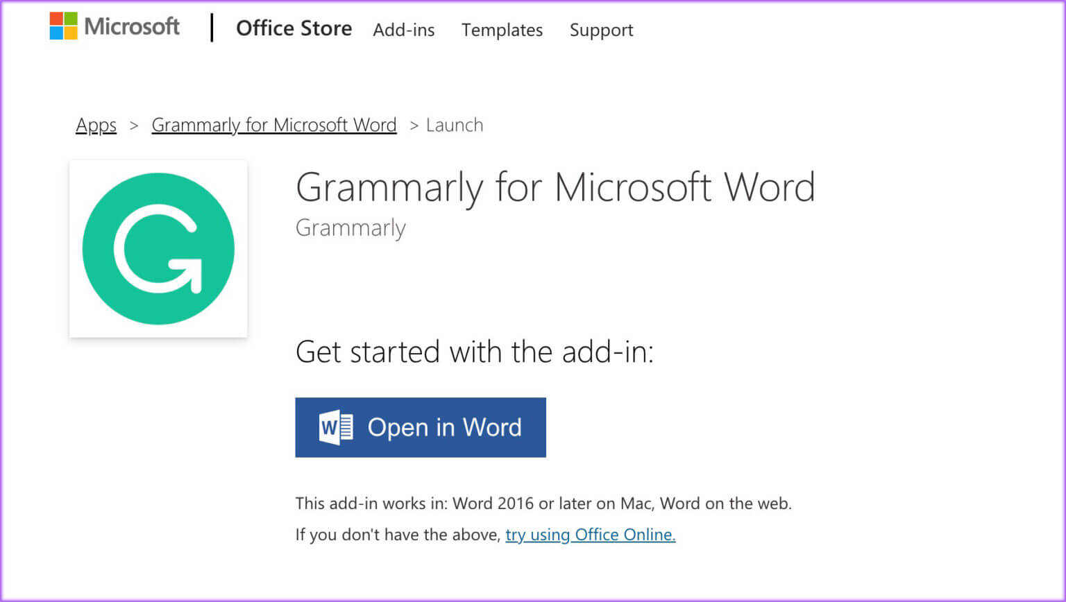 open-grammarly-in-microsoft-word-on-mac-1536x868-1-1536x868 كيفية استخدام Grammarly في Microsoft Word