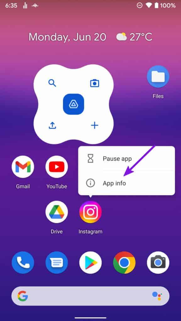 open-instagram-app-info-menu-2-576x1024-1-576x1024 أهم 6 نصائح من أجل تأمين حساب Instagram
