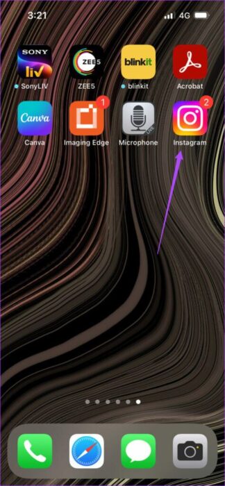 open-instagram-in-iphone-474x1024-1-474x1024-e1705911332431 أفضل 5 إصلاحات لعدم تشغيل مقاطع فيديو HDR على Instagram على iPhone وAndroid
