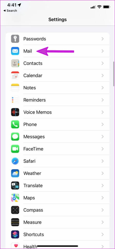open-mail-in-settings-473x1024-1-473x1024 أفضل 7 طرق لإصلاح رسائل البريد الإلكتروني المتأخرة في تطبيق البريد على iPhone