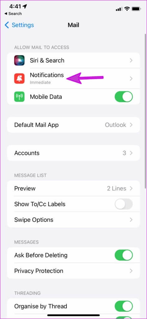open-mail-notifications-473x1024-1-473x1024 أفضل 7 طرق لإصلاح رسائل البريد الإلكتروني المتأخرة في تطبيق البريد على iPhone