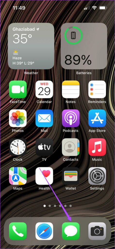 open-messages-on-iphone-474x1024-1-474x1024 كيفية فرض إرسال رسالة نصية بدلاً من iMessage إلى جهة اتصال