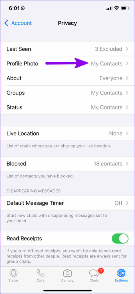open-profile-photo-menu-in-whatsapp-settings-473x1024-1-473x1024 كيفية إخفاء صورة ملفك الشخصي عن جهات اتصال محددة على WhatsApp