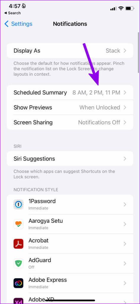 open-scheduled-summary-2-473x1024-1-473x1024 أفضل 9 طرق لإصلاح عدم عمل إشعارات WhatsApp