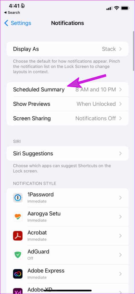 open-scheduled-summary-473x1024-1-473x1024 أفضل 7 طرق لإصلاح رسائل البريد الإلكتروني المتأخرة في تطبيق البريد على iPhone