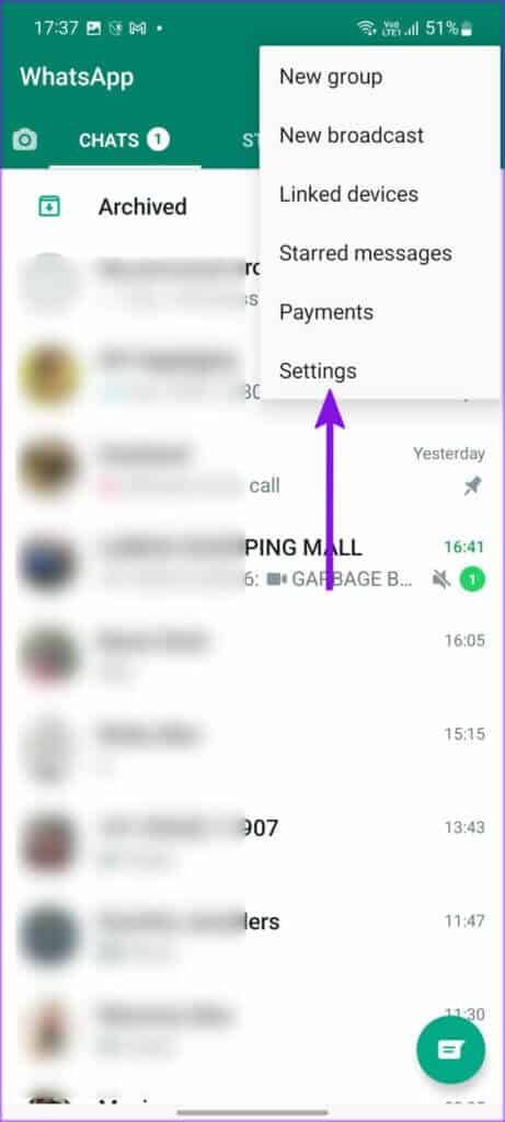 open-whatsapp-settings-on-Android-2-461x1024-1-461x1024 كيفية إخفاء صورة ملفك الشخصي عن جهات اتصال محددة على WhatsApp