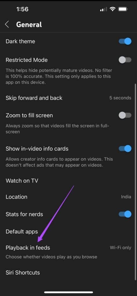 playback-in-feeds-general-settings-youtube-iphone-473x1024-1-473x1024 كيفية إيقاف تشغيل معاينة الصورة المصغرة على YouTube
