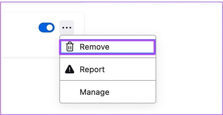 remove-extension-firefox-mac-728x376 أفضل 7 إصلاحات لاستمرار تسجيل الخروج تلقائيًا من YouTube على Mac
