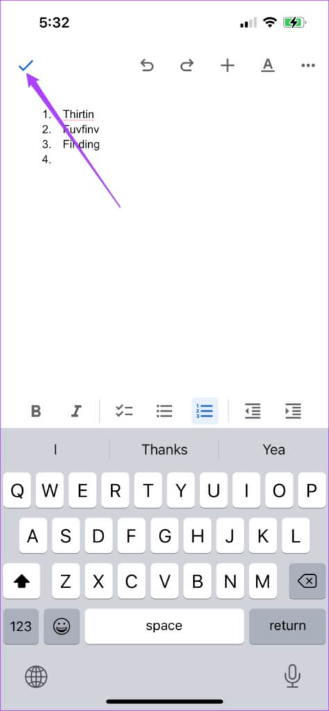 save-document-changes-in-google-docs-mobile-474x1024-1-474x1024 كيفية إنشاء وتخصيص نقاط التعداد في مستندات Google