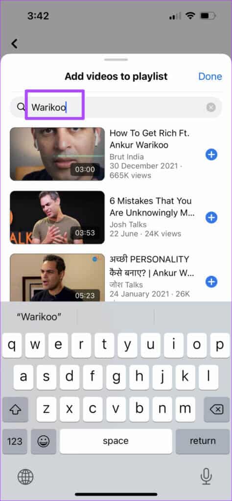search-videos-to-add-in-playlist-on-facebook-474x1024-1-474x1024 كيفية إنشاء قائمة تشغيل فيديو في Facebook