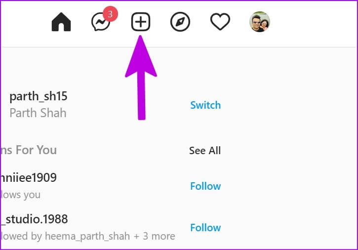 select-icon-725x506 كيفية النشر على Instagram من جهاز الكمبيوتر أو جهاز Mac