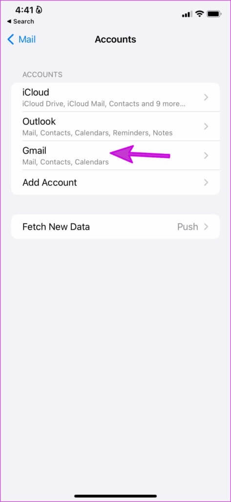 select-mail-account-473x1024-1-473x1024 أفضل 7 طرق لإصلاح رسائل البريد الإلكتروني المتأخرة في تطبيق البريد على iPhone