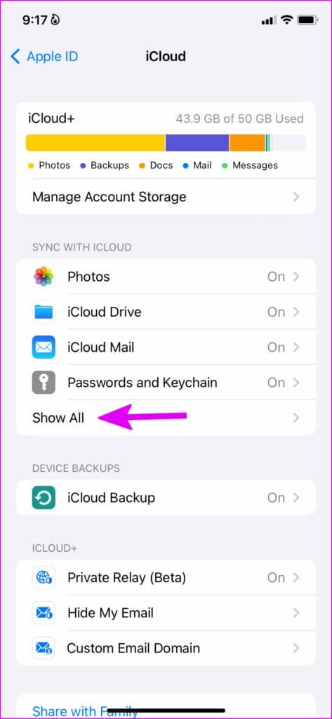 select-show-all-473x1024-1-473x1024 كيفية حذف WhatsApp Backup من iCloud Storage على iPhone