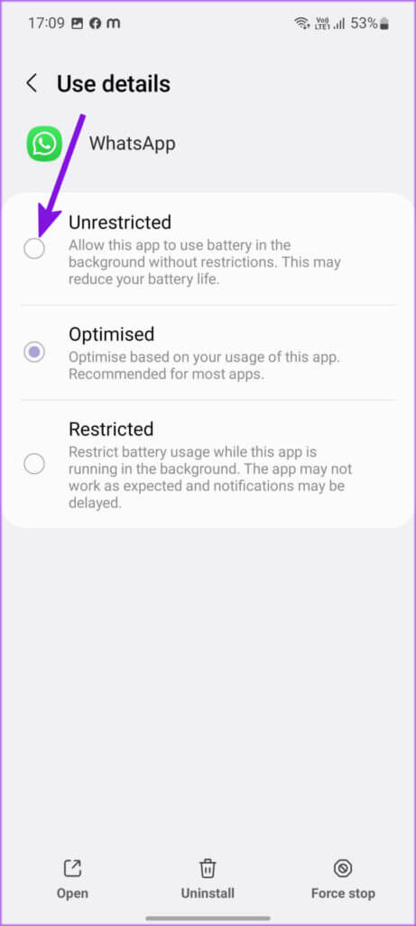 select-unrestricted-461x1024-1-461x1024 أفضل 9 طرق لإصلاح عدم عمل إشعارات WhatsApp