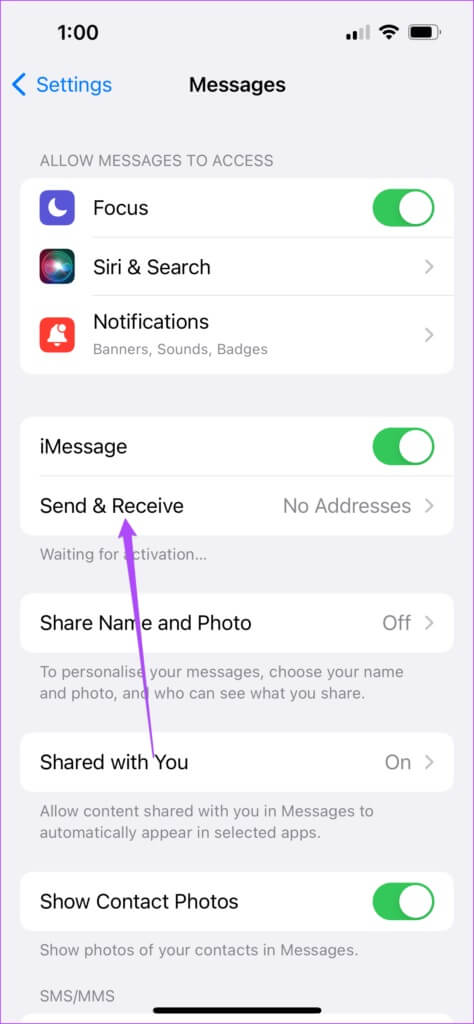 send-and-receive-number-imessage-iphone-474x1024-1-474x1024 كيفية فرض إرسال رسالة نصية بدلاً من iMessage إلى جهة اتصال
