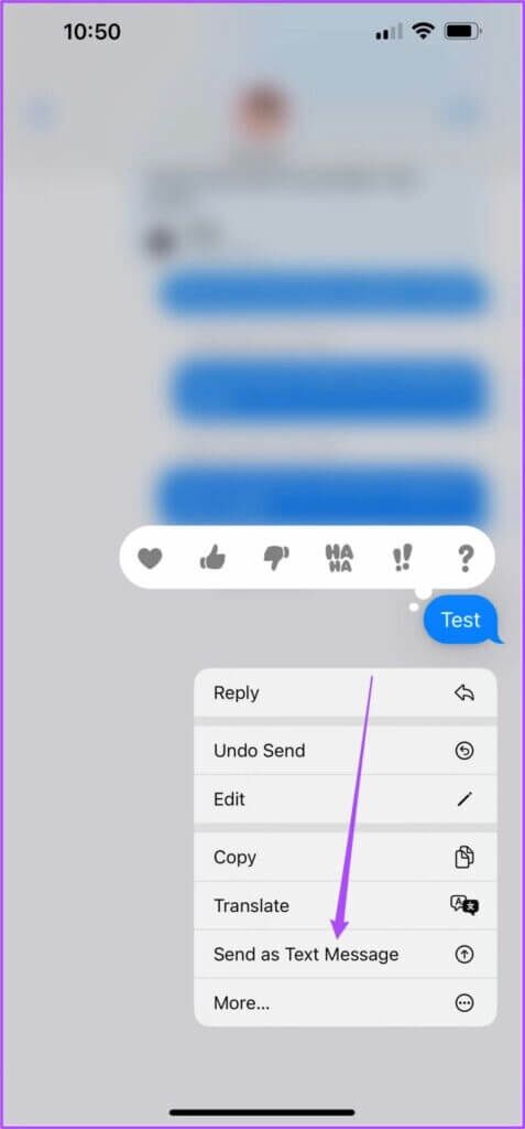كيفية فرض إرسال رسالة نصية بدلاً من iMessage إلى جهة اتصال - %categories