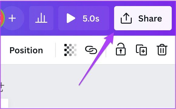 share-design-canva-desktop-580x360 كيفية إضافة رسوم متحركة في Canva على الهاتف المحمول وسطح المكتب