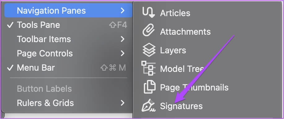 show-signatures-in-navigation-panes-adobe-reader-916x384 كيفية التحقق من صحة التوقيعات الرقمية في ملفات PDF في Adobe Acrobat Reader