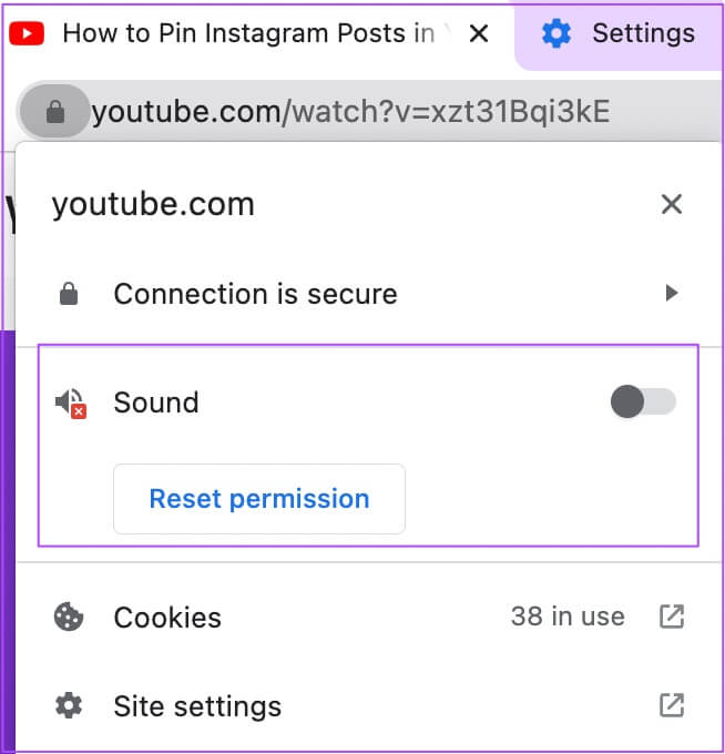 sound-turned-off-in-chrome-tab-654x680 أفضل 6 طرق لإصلاح عدم وجود صوت في Google Chrome على Mac