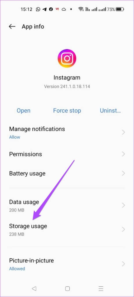storage-usage-apps-iphone-462x1024-1-462x1024 طرق إصلاح عدم عمل كاميرا قصة Instagram