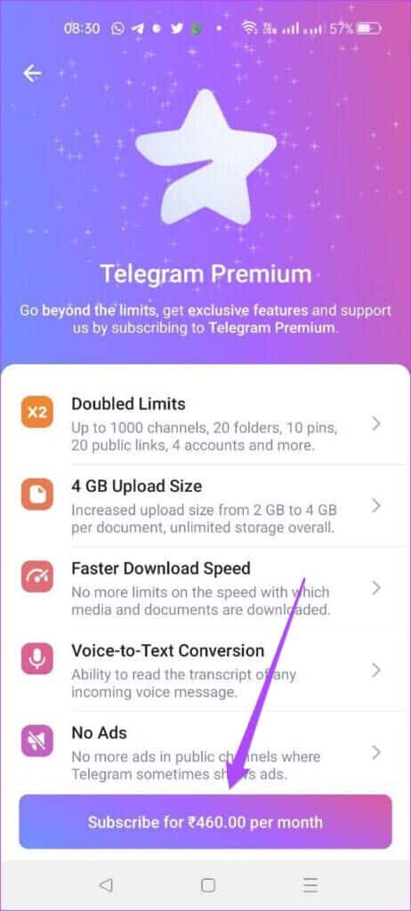 كيفية الاشتراك في Telegram Premium - %categories