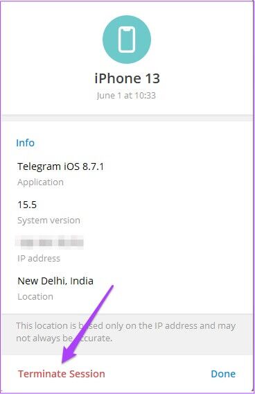 terminate-session-telegram-windows-368x568 كيفية إزالة الأجهزة من حساب Telegram