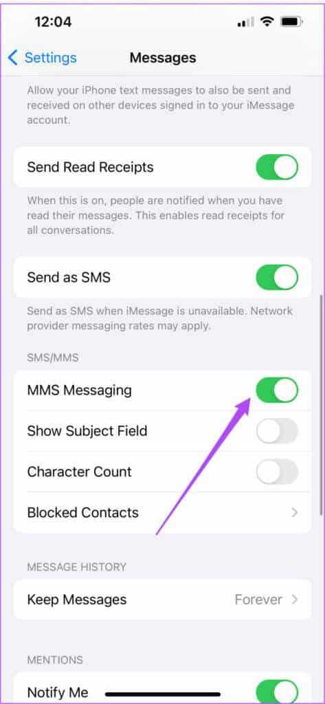 كيفية فرض إرسال رسالة نصية بدلاً من iMessage إلى جهة اتصال - %categories