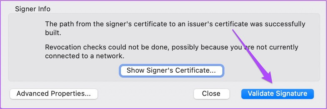 validate-signature-signature-properties-adobe-reader-mac-1046x348 كيفية التحقق من صحة التوقيعات الرقمية في ملفات PDF في Adobe Acrobat Reader