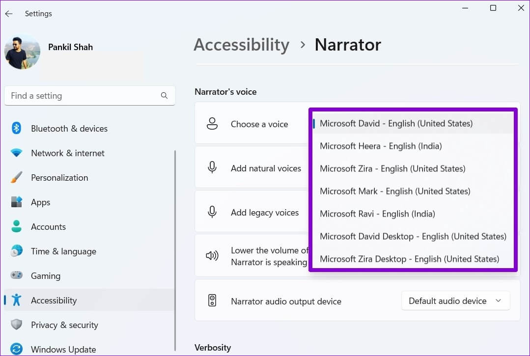Change-Narrator-Voice-on-Windows-1079x725 كيفية جعل Windows 11 يقرأ النص بصوت عالٍ باستخدام Narrator