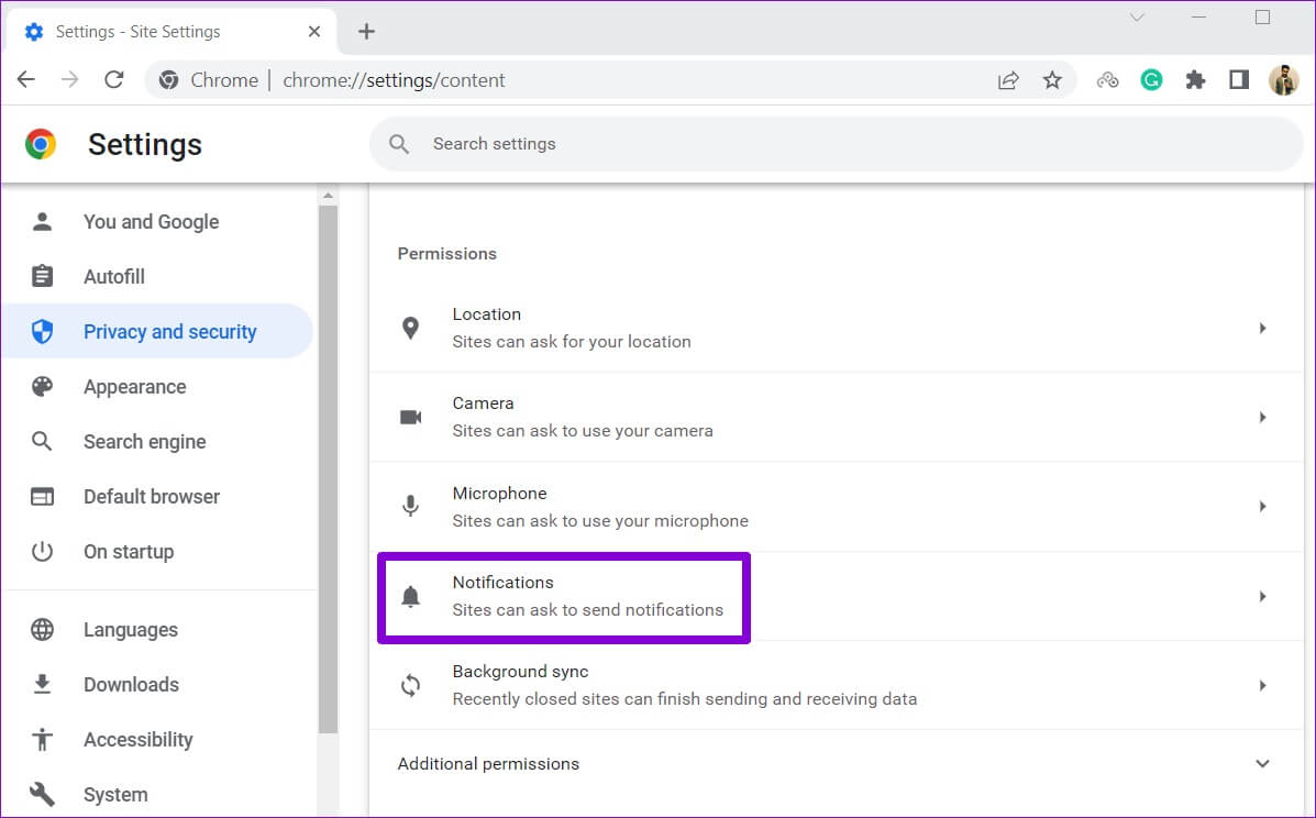 طرق إصلاح عدم عمل إشعارات Google Chrome على Windows 11 - %categories