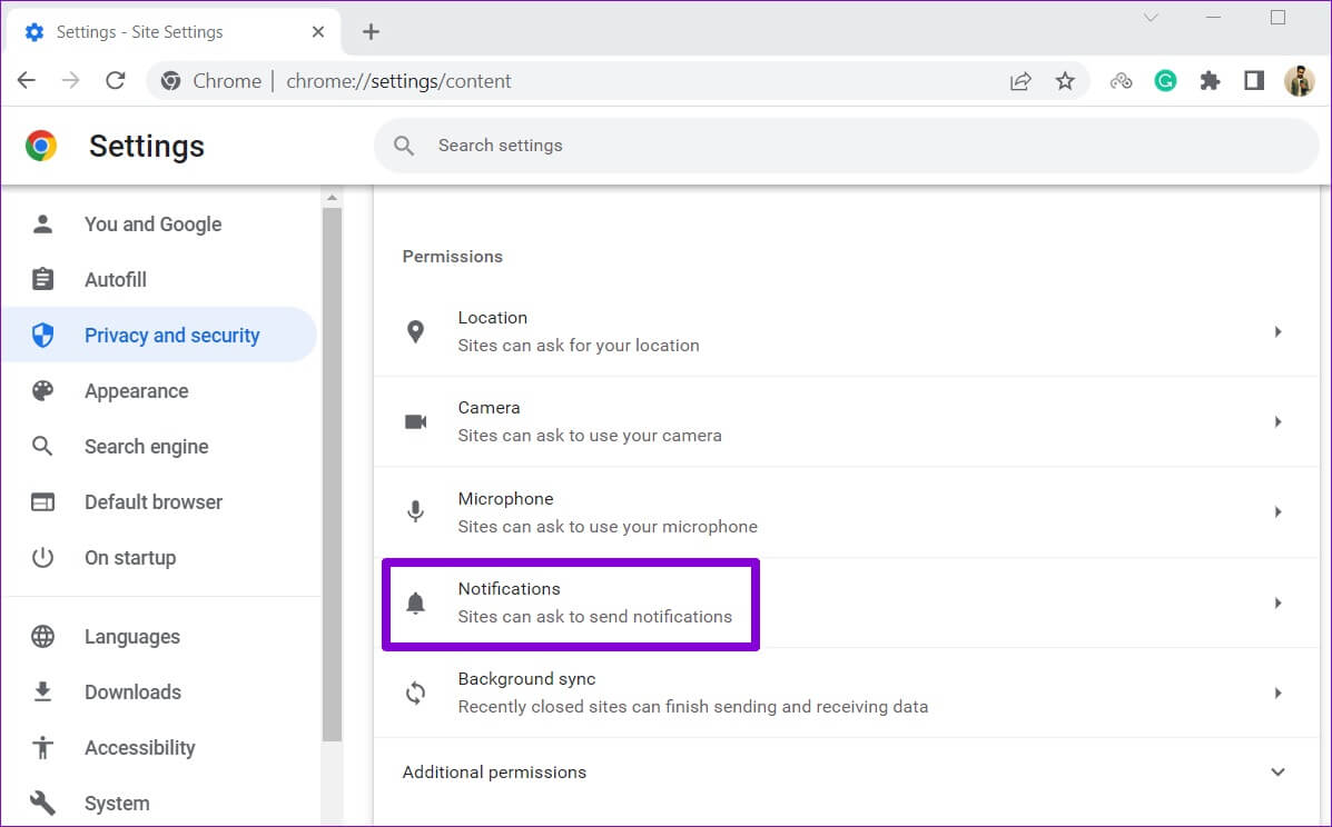 Chrome-Notifications-1197x744 طرق إصلاح عدم عمل إشعارات Google Chrome على Windows 11