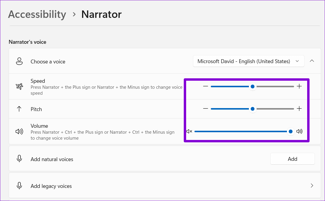 Customize-Narrator-Voice-on-Windows كيفية جعل Windows 11 يقرأ النص بصوت عالٍ باستخدام Narrator