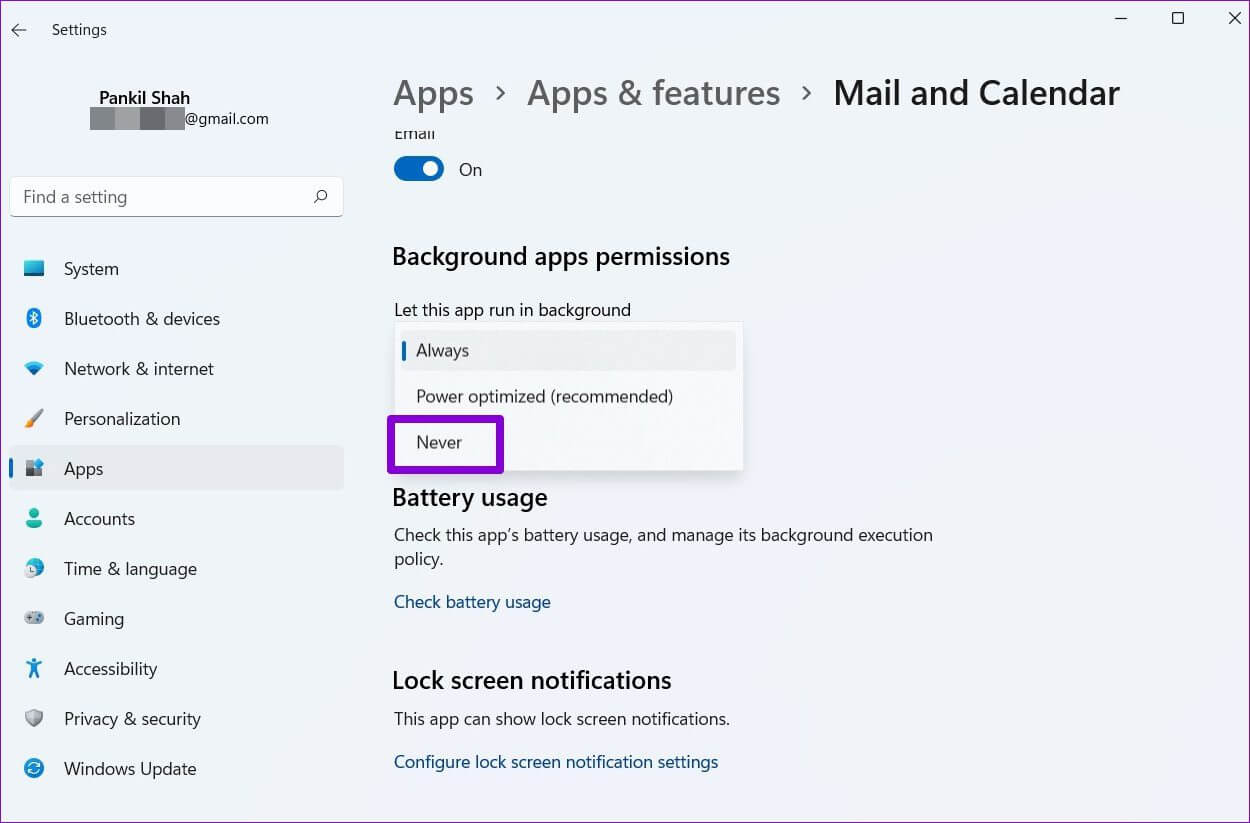 Disable-App-from-Running-in-Background-on-Windows-11-1250x823 أفضل 9 طرق حل مشكلة بطء الإنترنت في ويندوز 11