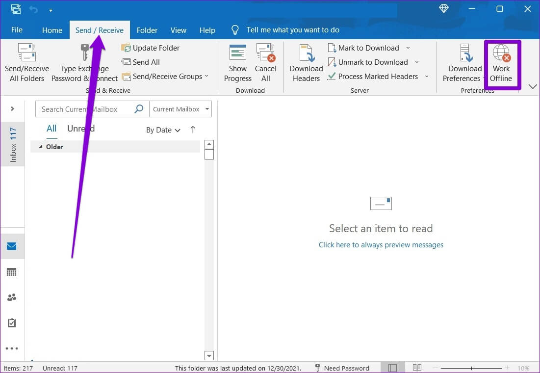 ظهور رسالة خطأ IMAP 0x800CCC0E عند إرسال أو استلام بريد إلكتروني في Outlook على Windows 11 - %categories