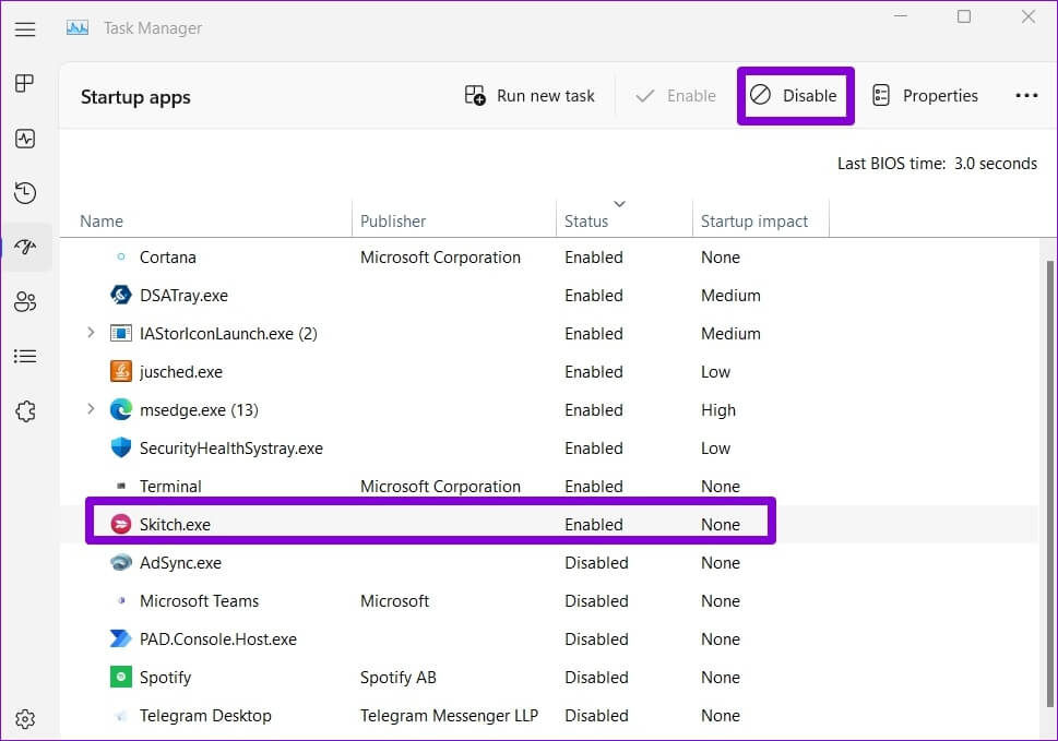 Disable-Third-Party-Startup-Apps-on-Windows-11-4-969x679 كيفية إصلاح التطبيقات الافتراضية المفقودة على Windows 11