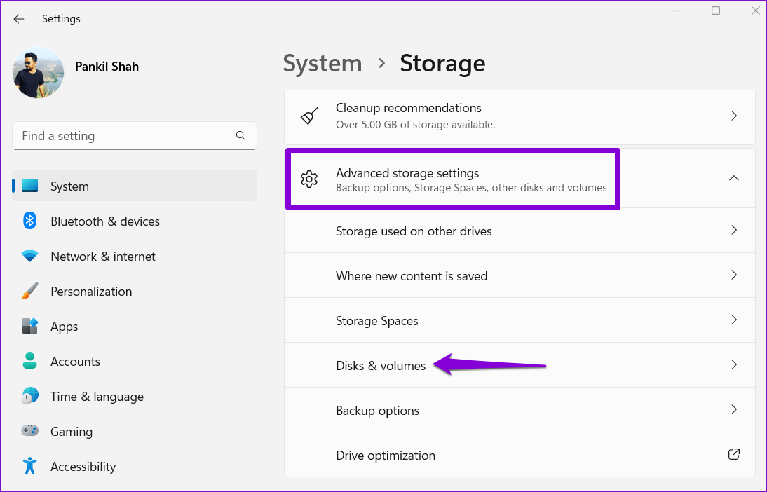 Disks-Volumes-on-Windows تهيئة وفورمات القرص الثابت hdd و ssd على Windows 11