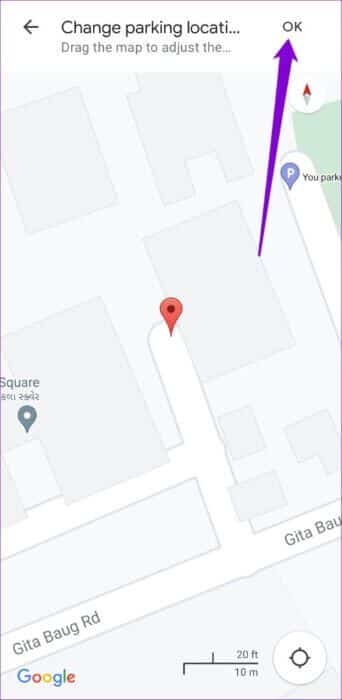 Edit-Parking-Location-in-Google-Maps-500x1024-1-342x700 كيفية حفظ والعثور على موقع موقف السيارات الخاص بك في خرائط Google