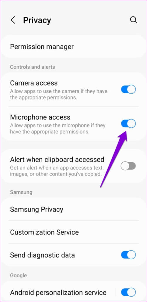 Enable-Microphone-Access-on-Android-500x1024-1-500x1024 كيفية إصلاح عدم عمل رسائل Facebook Messenger الصوتية