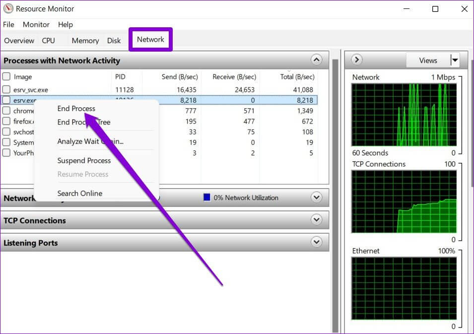 End-Bandwidth-Consuming-Process-on-Windows-11-955x673 أفضل 9 طرق حل مشكلة بطء الإنترنت في ويندوز 11