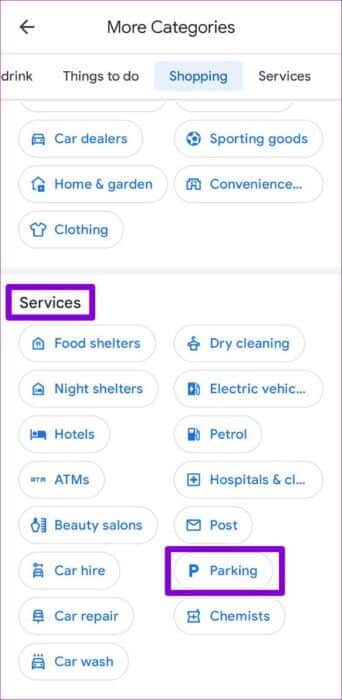 Find-Parking-With-Google-Maps-500x1024-1-342x700 كيفية حفظ والعثور على موقع موقف السيارات الخاص بك في خرائط Google