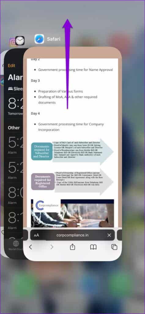 Force-Close-Safari-on-iPhone-474x1024-1-474x1024 أفضل 7 طرق لإصلاح خطأ اتصال SSL في Safari لأجهزة iPhone