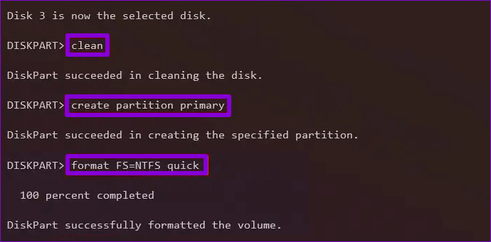 Format-Disk-Using-Command-Prompt تهيئة وفورمات القرص الثابت hdd و ssd على Windows 11